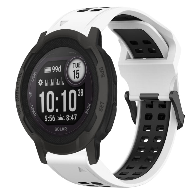 Cinturino in silicone bicolore 22 mm per Garmin Instinct 2