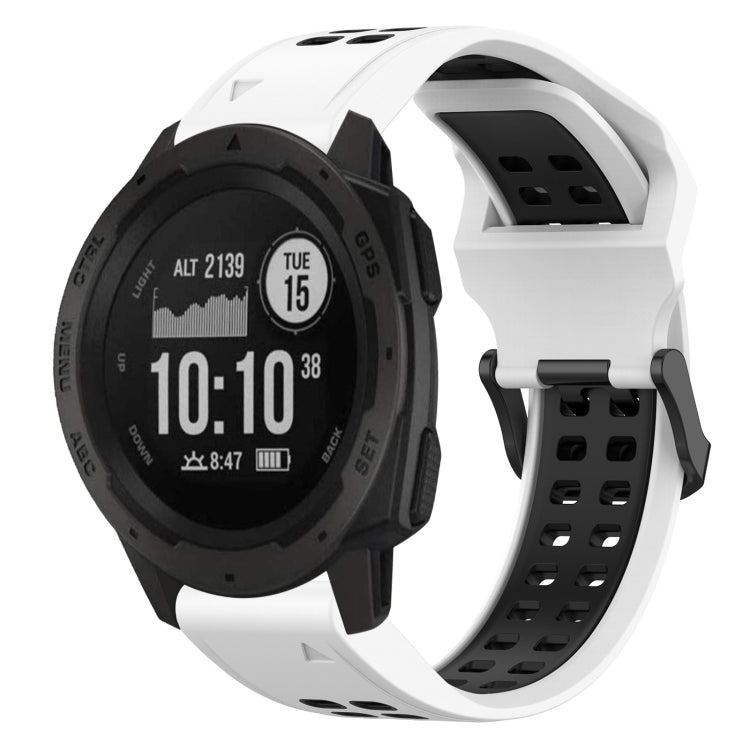 Cinturino in silicone bicolore 22 mm per Garmin Instinct