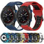 Cinturino in silicone con fibbia inversa bicolore da 26 mm, For Garmin D2 Delta PX