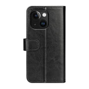 Custodia in pelle per iPhone 15 con supporto