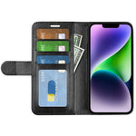 Custodia in pelle con supporto per iPhone 15