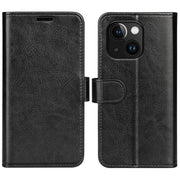 Custodia in pelle per iPhone 15 con supporto