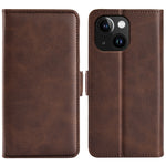 Custodia portafoglio in pelle con fibbia magnetica per iPhone