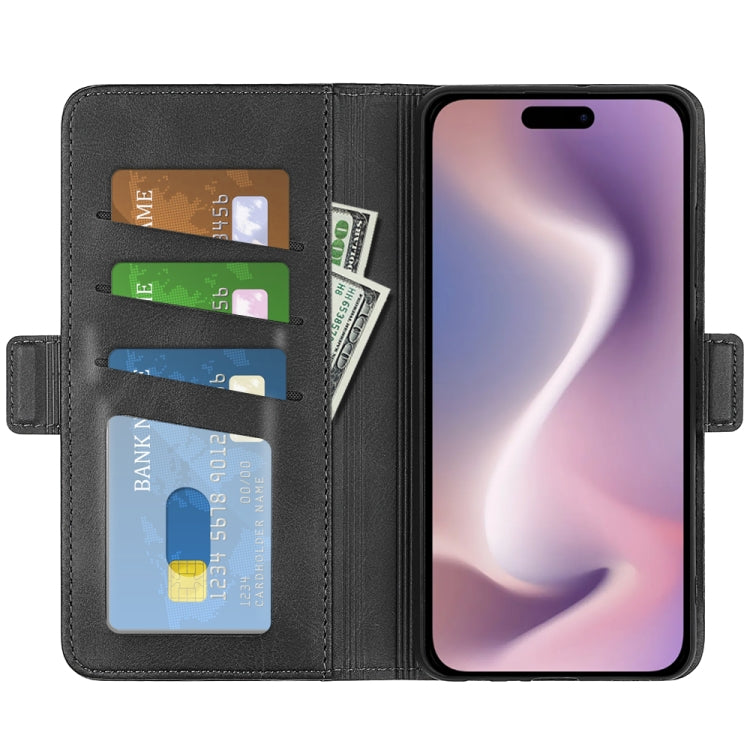 Custodia portafoglio in pelle con fibbia magnetica per iPhone
