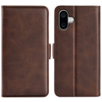 Custodia portafoglio in pelle con fibbia magnetica per iPhone