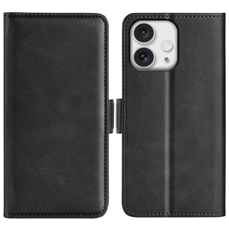 Custodia in pelle con fibbia magnetica per iPhone 15 e 16