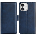 Custodia in pelle con fibbia magnetica per iPhone 15 e 16