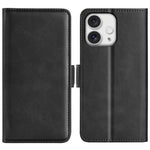 Custodia in pelle con fibbia magnetica per iPhone 15 e 16