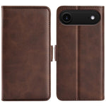 Custodia in pelle con fibbia magnetica per iPhone 15 e 16