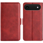 Custodia in pelle con fibbia magnetica per iPhone 15 e 16