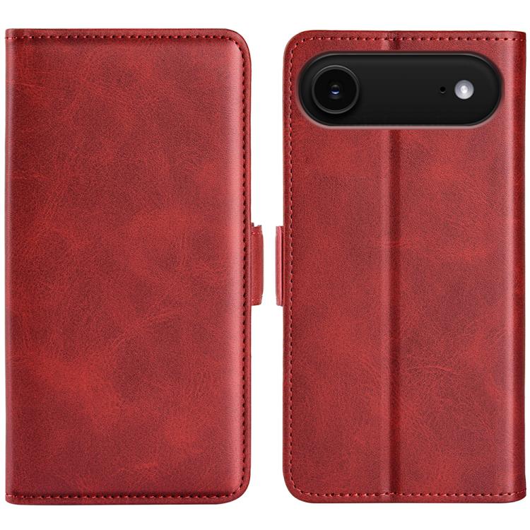Custodia in pelle con fibbia magnetica per iPhone 15 e 16