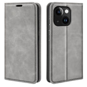 Custodia in pelle per iPhone 15 con supporto