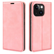 Custodia in pelle per iPhone 15 con supporto