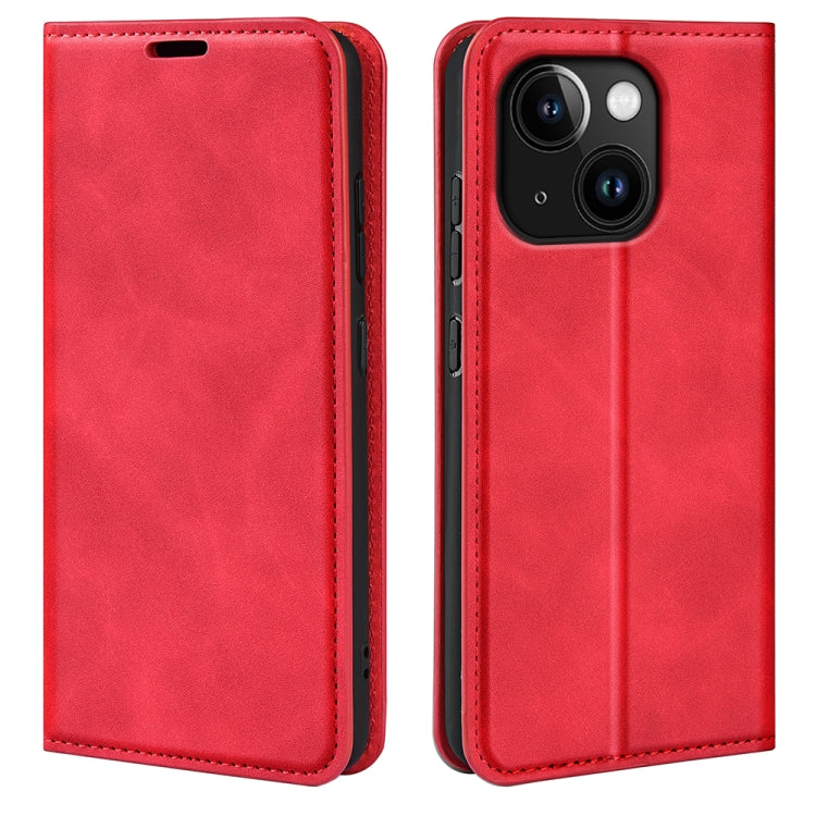 Custodia in pelle per iPhone 16 e 15 con aspirazione magnetica