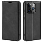 Custodia in pelle per iPhone 16 e 15 con aspirazione magnetica