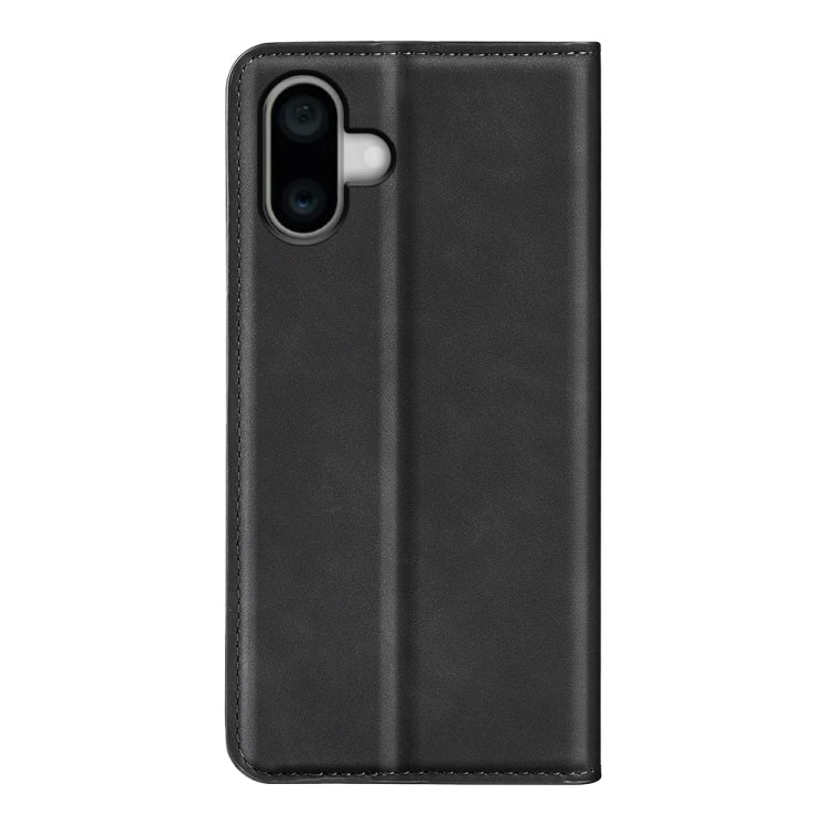 Custodia in pelle per iPhone 16 e 15 con aspirazione magnetica