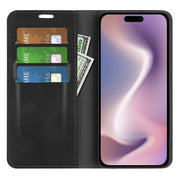 Custodia in pelle per iPhone 16 e 15