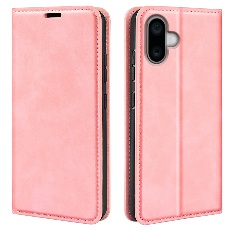 Custodia in pelle per iPhone 16 e 15 con aspirazione magnetica