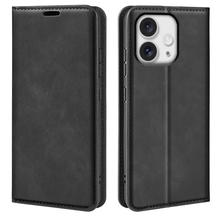 Custodia in pelle magnetica per iPhone 15 e 16