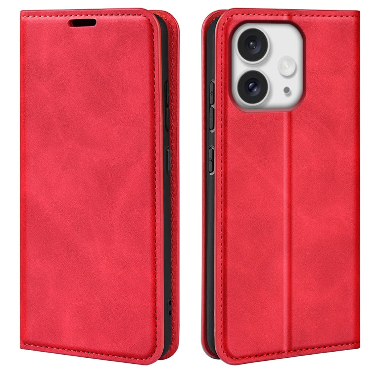 Custodia in pelle magnetica per iPhone 15 e 16