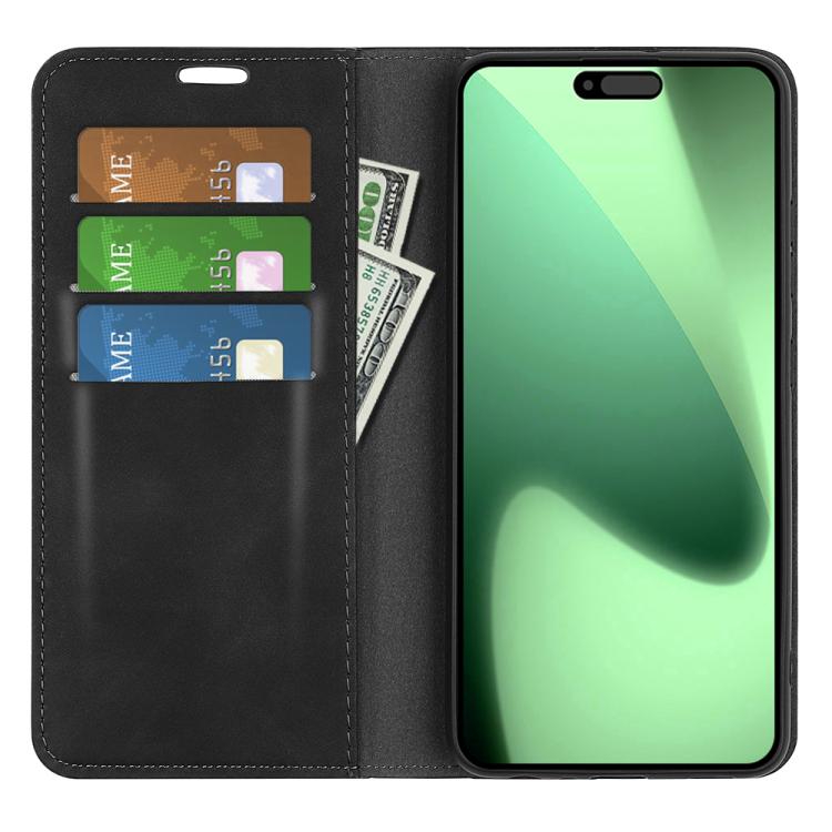 Custodia in pelle per iPhone 16 Pro Max e Plus