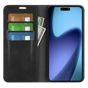 Custodia in pelle magnetica per iPhone 15 e 16
