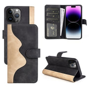 Custodia Flip in Pelle per iPhone 15 Pro e Plus