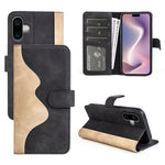 Custodia flip in pelle per iPhone 16 Pro e 16 Plus