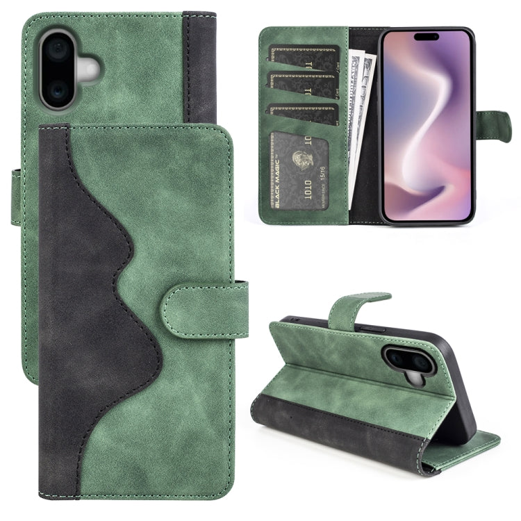 Custodia flip in pelle per iPhone 16 Pro e 16 Plus