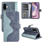Custodia flip in pelle per iPhone 16 Pro e 16 Plus