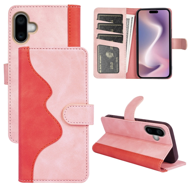 Custodia flip in pelle per iPhone 16 Pro e 16 Plus