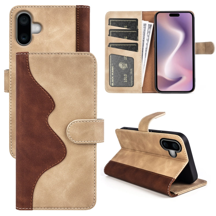 Custodia flip in pelle per iPhone 16 Pro e 16 Plus