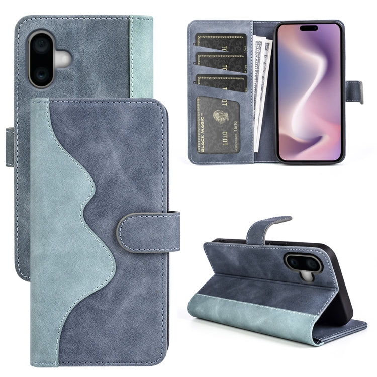 Custodia flip in pelle per iPhone 16 Pro e 16 Plus
