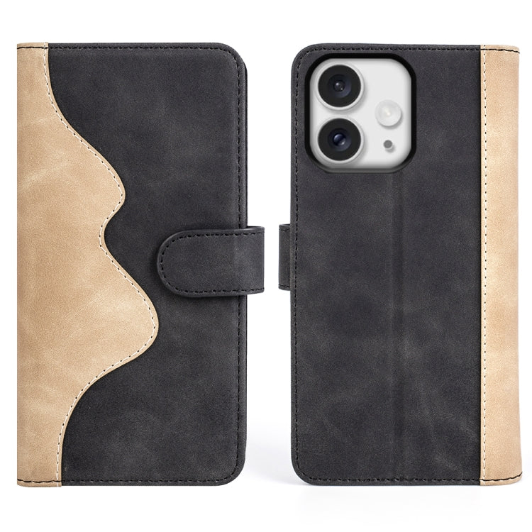Custodia flip in pelle per iPhone 16 Pro e 16 Plus