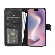 Custodia in pelle Flip per iPhone 16 Pro e Plus