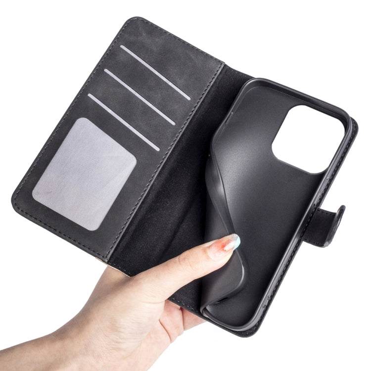 Custodia flip in pelle per iPhone 16 Pro e 16 Plus