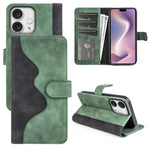 Custodia flip in pelle per iPhone 16 Pro e 16 Plus