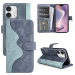Custodia flip in pelle per iPhone 16 Pro e 16 Plus
