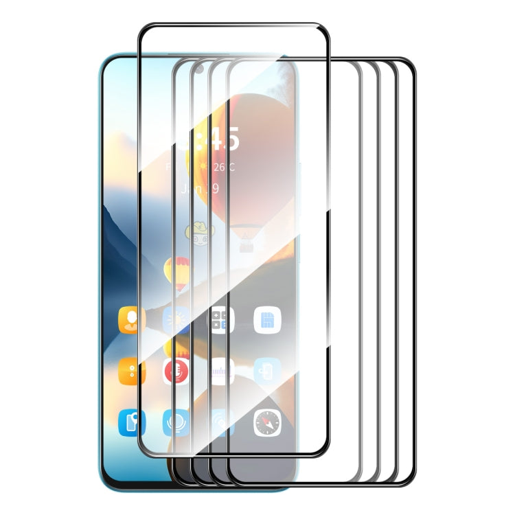 Pellicola vetro temperato 5 pezzi per Redmi Note 15 Pro 5G