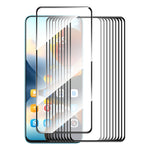 Pellicola vetro temperato 10 pezzi per smartphone compatibili
