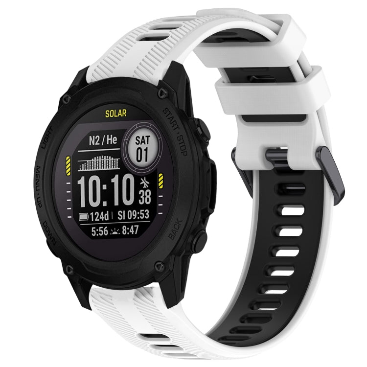 Cinturino sportivo in silicone bicolore per Garmin Descent G1