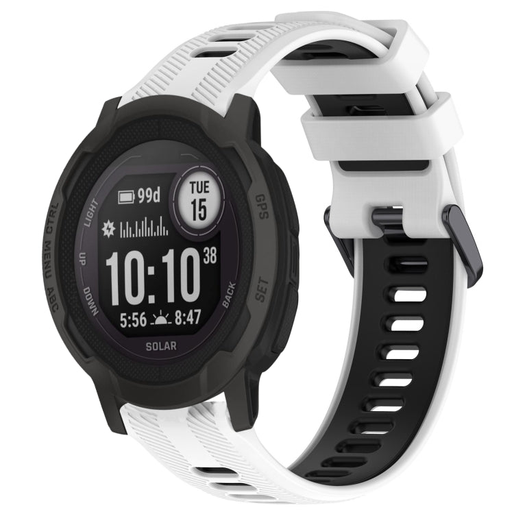 Cinturino sportivo in silicone bicolore per Garmin Instinct 2