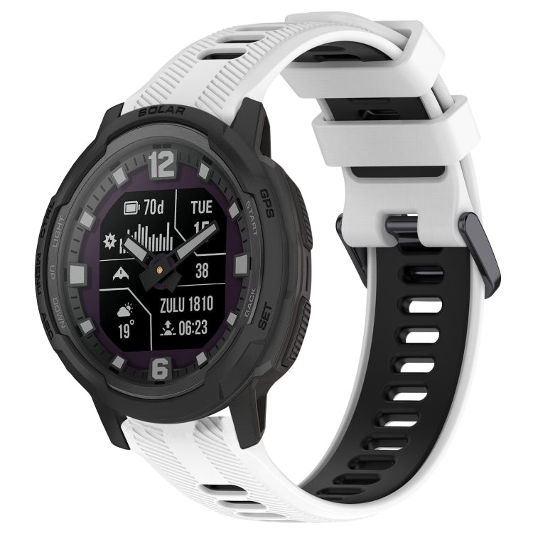 Cinturino sportivo in silicone bicolore per Garmin Instinct Cross