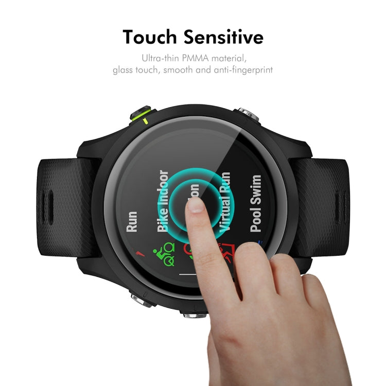 ENKAY 3D Full Coverage Soft PC Edge + Pellicola proteggi schermo PMMA HD, For GarminMove Sport / Trend, For Garmin Forerunner 245 / 245 Music, For Garmin Venu 3, For Garmin Venu 3S