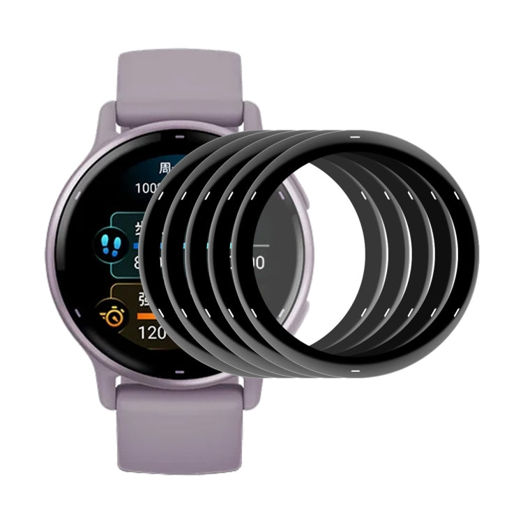 5 pezzi ENKAY 3D Full Coverage Soft PC Edge + PMMA HD Pellicola proteggi schermo, For Garmin Venu 3, For Garmin Venu 3S, For Garmin Active 5