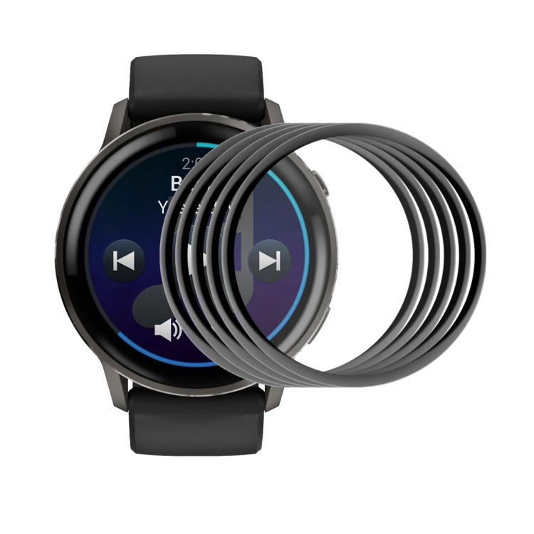 5 pezzi ENKAY 3D Full Coverage Soft PC Edge + PMMA HD Pellicola proteggi schermo, For Garmin Venu 4 45mm, For Garmin Venu 4 41mm, For Garmin Venu X1, For Garmin Forerunner 570 47mm, For Garmin Forerunner 570 42mm, For Garmin Forerunner 970             ...