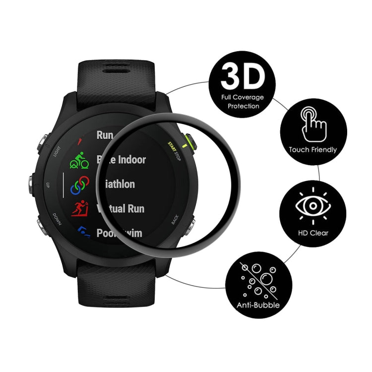 10 pezzi ENKAY 3D Full Coverage Soft PC Edge + PMMA HD Pellicola proteggi schermo, For GarminMove Sport / Trend, For Garmin Forerunner 245 / 245 Music, For Garmin Active 5