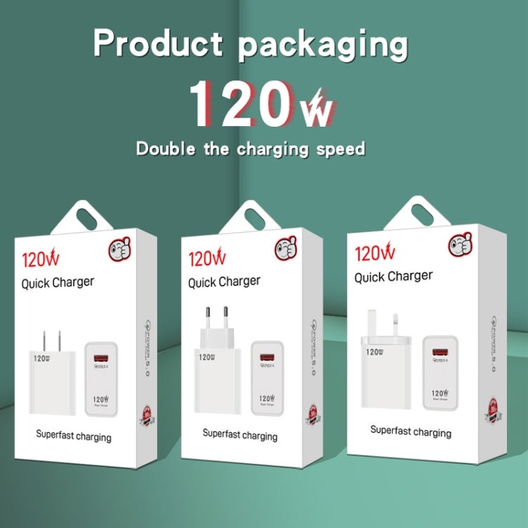 Caricabatterie USB 120W per Xiaomi 12/12 Pro e smartphone compati