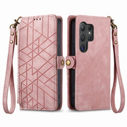 Custodia portafoglio con cerniera per Samsung Galaxy