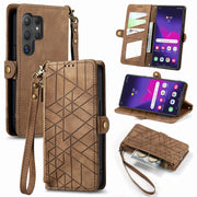 Custodia portafoglio con cerniera per Samsung Galaxy